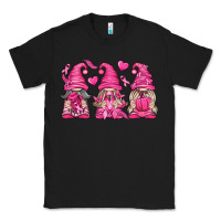 Black Breast Cancer Gnomes Classic Tee - texasbilliewilder