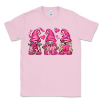 Bubblegum Pink Breast Cancer Gnomes Classic Tee - texasbilliewilder