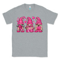 Heather Grey Breast Cancer Gnomes Classic Tee - texasbilliewilder