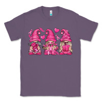 Lavender Breast Cancer Gnomes Classic Tee - texasbilliewilder