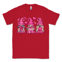 Red Breast Cancer Gnomes Classic Tee - texasbilliewilder
