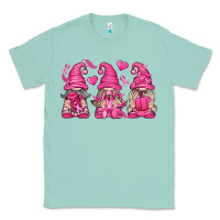 Seafoam Breast Cancer Gnomes Classic Tee - texasbilliewilder