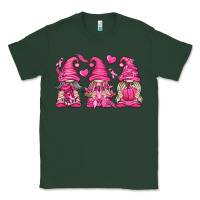 Sports Green Breast Cancer Gnomes Classic Tee - texasbilliewilder