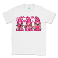White Breast Cancer Gnomes Classic Tee - texasbilliewilder