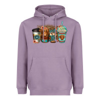 Lavender serape floral longhaired cow coffee cups Heavyweight Hoodie - Jasminsmagicworld