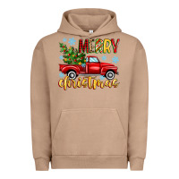 Pigment Burro merry christmas truck Urban Hoodie - MaliasSmallBusiness