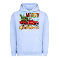Pigment Grape Ice merry christmas truck Urban Hoodie - MaliasSmallBusiness