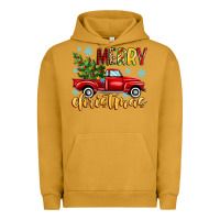 Pigment Peanut Butter merry christmas truck Urban Hoodie - MaliasSmallBusiness