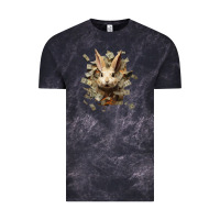 Cloud Black bad rabbit Vintage Tee - Unal Design