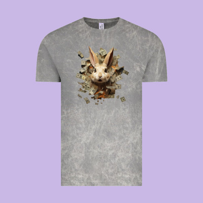 Bad Rabbit Vintage Tee Designed By Unal Design
