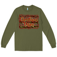 Army Green Christmas vibes Long Sleeve Tee - RanaPortraitStore