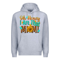 Heather Grey oh honey i am that mimi nca Premium Hoodie - NancyCooperArtShop