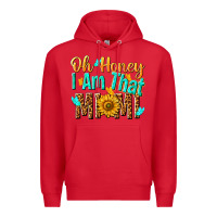 Red oh honey i am that mimi nca Premium Hoodie - NancyCooperArtShop