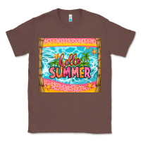 Chestnut hello summer Classic Tee - Zillion Design Studio