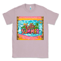 Lilac hello summer Classic Tee - Zillion Design Studio