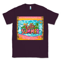 Plum hello summer Classic Tee - Zillion Design Studio