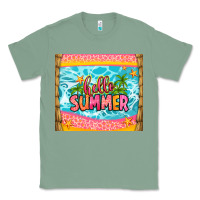 Sage hello summer Classic Tee - Zillion Design Studio