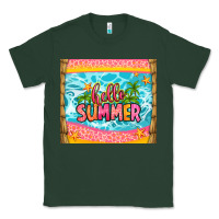Sports Green hello summer Classic Tee - Zillion Design Studio