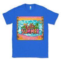 True Royal hello summer Classic Tee - Zillion Design Studio
