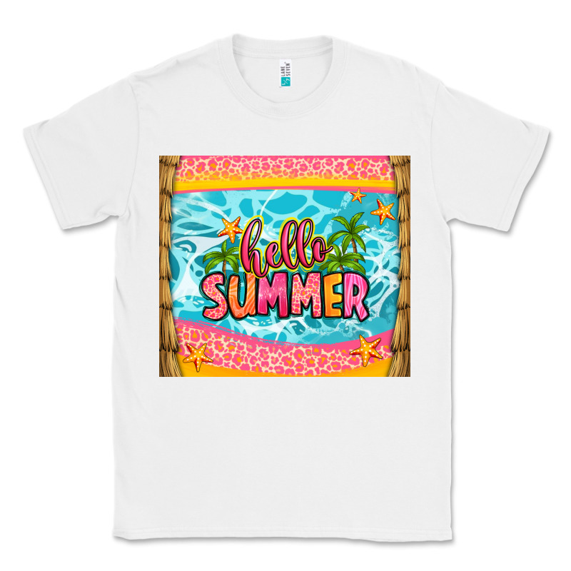 Hello Summer Classic Tee by Zillion Design Studio | Teevron