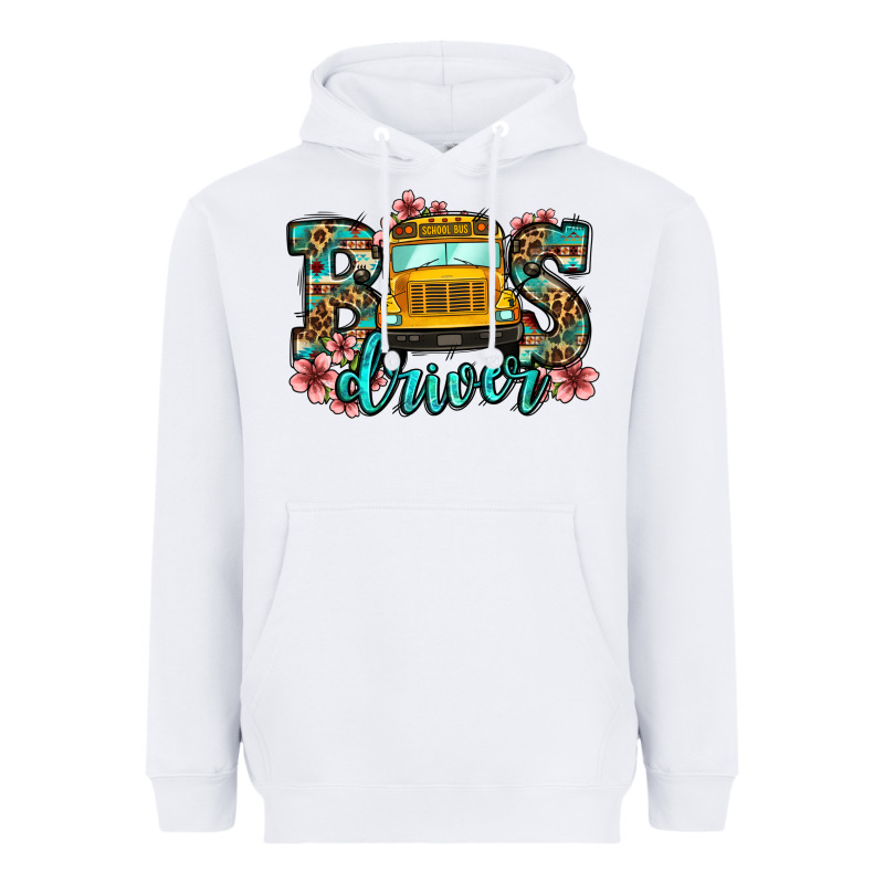 School Bus Driver Heavyweight Hoodie by Jasminsmagicworld | Teevron