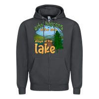 Smoke what happens at the lake stays at the lake Zipper Hoodie - HRA Design Shop