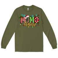 Army Green Momo Claus Long Sleeve Tee - texasbilliewilder