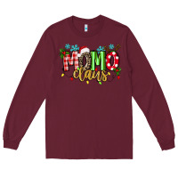 Burgundy Momo Claus Long Sleeve Tee - texasbilliewilder