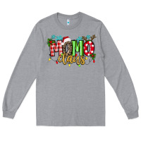 Heather Grey Momo Claus Long Sleeve Tee - texasbilliewilder