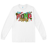 White Momo Claus Long Sleeve Tee - texasbilliewilder