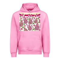 Fuchsia Pink pink christmas tree cakes Urban Hoodie - MaliasSmallBusiness