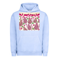 Pigment Grape Ice pink christmas tree cakes Urban Hoodie - MaliasSmallBusiness