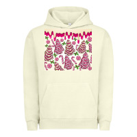 Pigment Pistachio pink christmas tree cakes Urban Hoodie - MaliasSmallBusiness