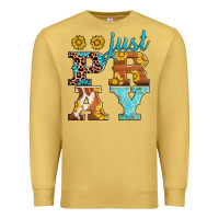 Antique Gold just pray western sunflowers Premium Sweatshirt - AdoDesignShop
