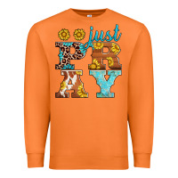 Carrot just pray western sunflowers Premium Sweatshirt - AdoDesignShop