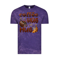 Cloud Purple coffee is a hug in a mug Vintage Tee - BarkalooDesign