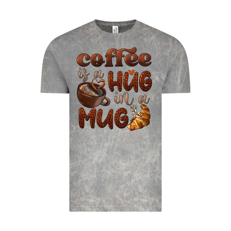 Coffee Is A Hug In A Mug Vintage Tee by BarkalooDesign | Teevron