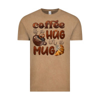 Vintage Coffee coffee is a hug in a mug Vintage Tee - BarkalooDesign