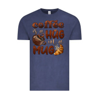 Vintage Denim coffee is a hug in a mug Vintage Tee - BarkalooDesign