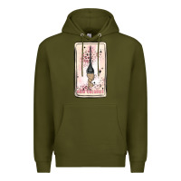 Army Green hair stylist Premium Hoodie - MaliasSmallBusiness