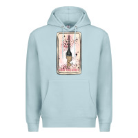 Blue Mist hair stylist Premium Hoodie - MaliasSmallBusiness