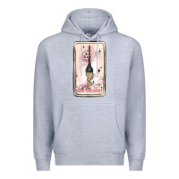 Heather Grey hair stylist Premium Hoodie - MaliasSmallBusiness