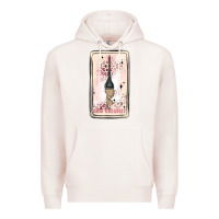 Pale Pink hair stylist Premium Hoodie - MaliasSmallBusiness