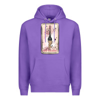 Purple hair stylist Premium Hoodie - MaliasSmallBusiness