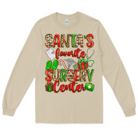 Mushroom Santa's Favorite Surgery Center png sublimation de Long Sleeve Tee - texasbilliewilder
