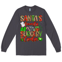 Smoke Santa's Favorite Surgery Center png sublimation de Long Sleeve Tee - texasbilliewilder