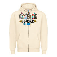 Sandshell science teacher Zipper Hoodie - CowhideDigitalArt