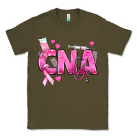 Army Green Breast Cancer CNA Certified Nursing Assistant Classic Tee - texasbilliewilder