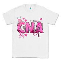 White Breast Cancer CNA Certified Nursing Assistant Classic Tee - texasbilliewilder
