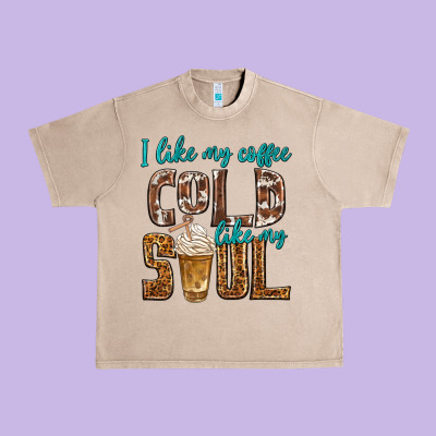 Urban Heavy Tee i like my coffee cold like my soul